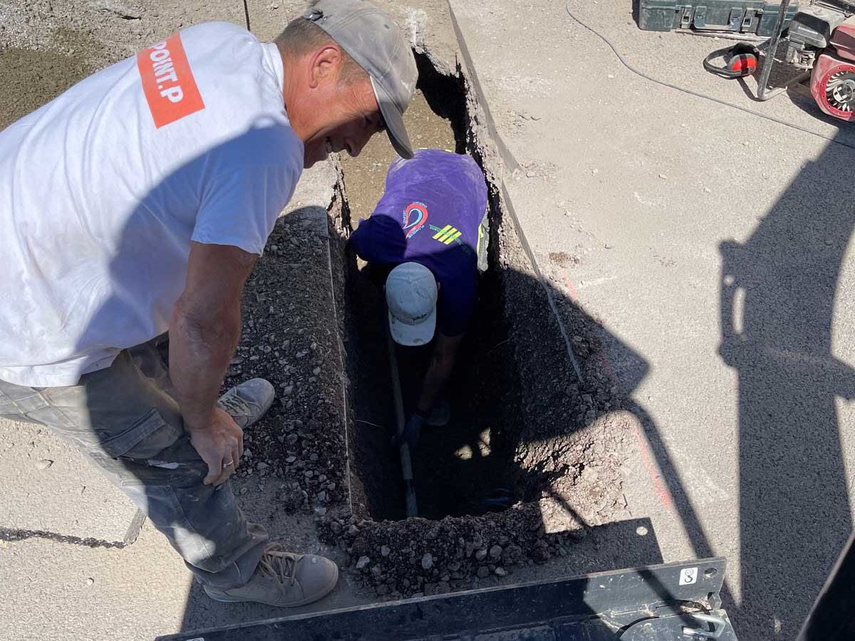 Remplacement d’une borne incendie pour un centre commercial à Pérols